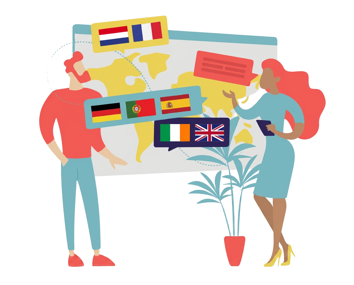 Multilingual consultants delivering workforce projects across regions