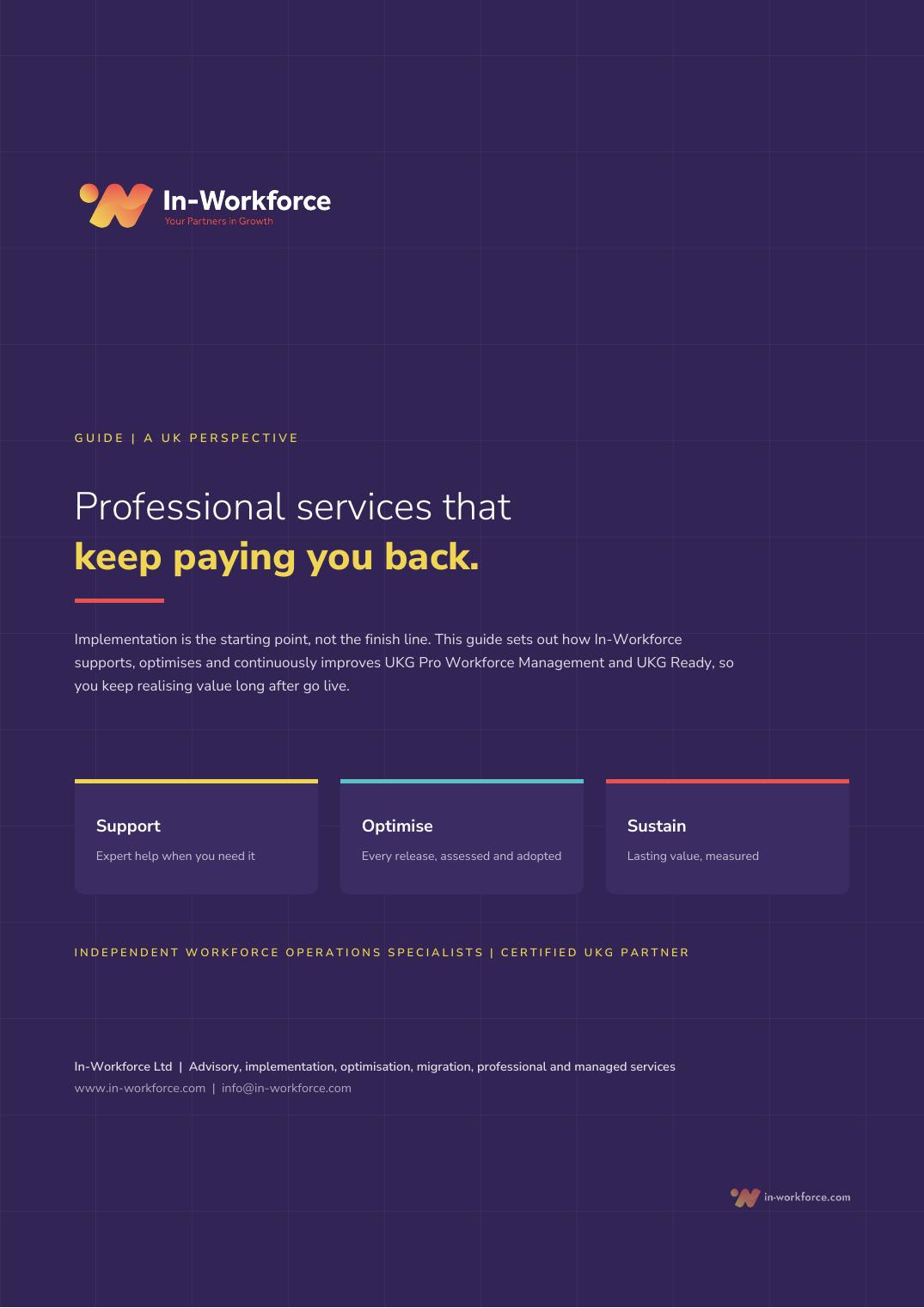 Professional Services Guide cover